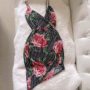 Spaghetti strap mini dress